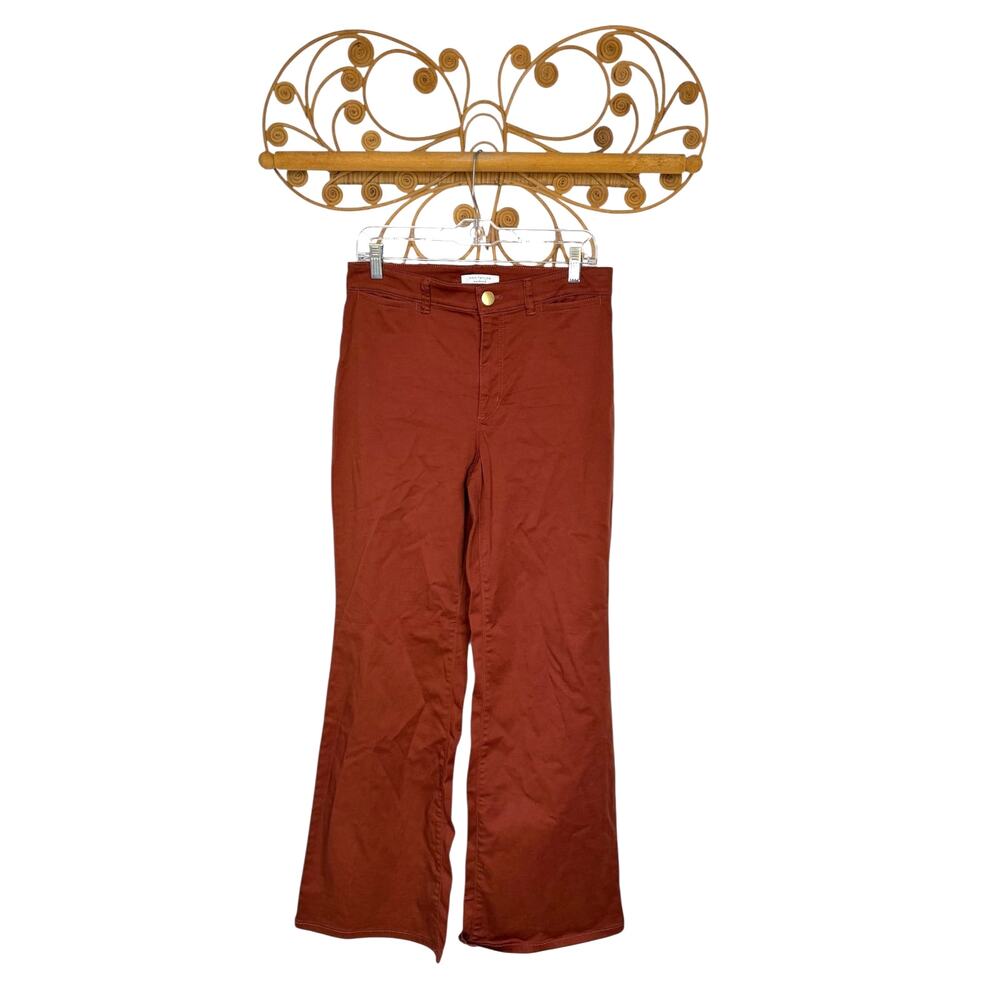Ann Taylor Weekend Go-Everywhere Flare Pants terracota 6 - Picture 2 of 10